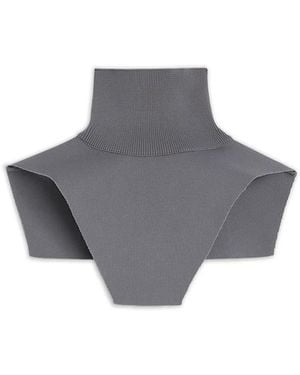 Jil Sander Vestido con cuello alto - Gris