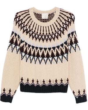 forte_forte Pull À Col Rond - Multicolore