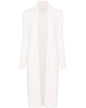 Teddy Cashmere Venzia Open-Front Cashmere Cardigan - White