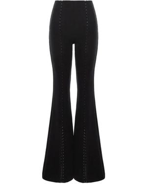 Murmur Hook-And-Eye Fastening Trousers - Black