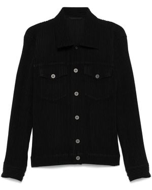 Homme Plissé Issey Miyake Blouson Wool Like Light - Black