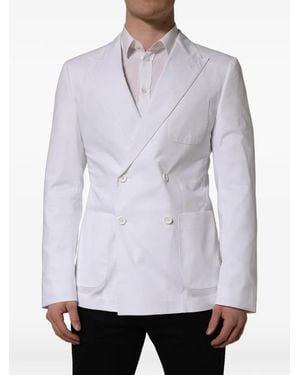 Dolce & Gabbana Blazer Doppiopetto - Bianco