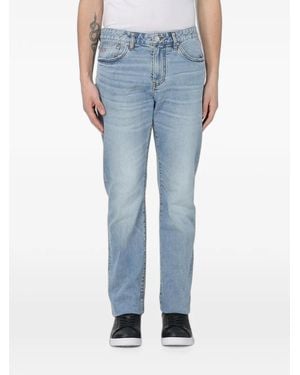 ARMANI EXCHANGE Faded-Effect Jeans - Blue