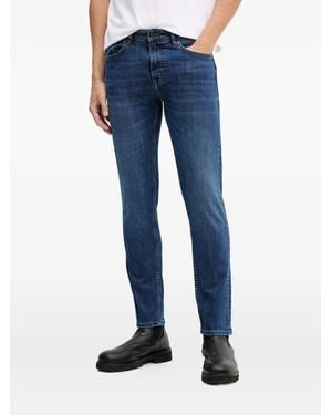 BOSS Jeans Met Logopatch - Blauw