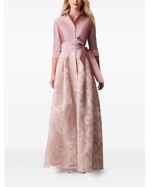 Teri Jon Hemdkleid mit Pailletten - Pink