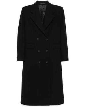Paul Smith Double-Breasted Coat - Black