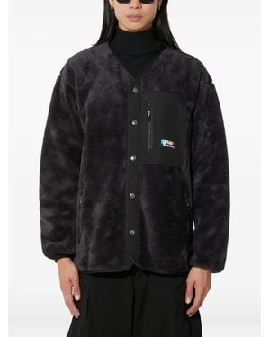 Manastash Fleece Button-Fastening Jacket - Black