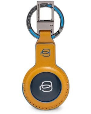 Piquadro Bluetooth Tracker Leather Keychain