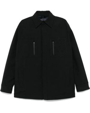 Fendi Gefütterte Jacke - Schwarz