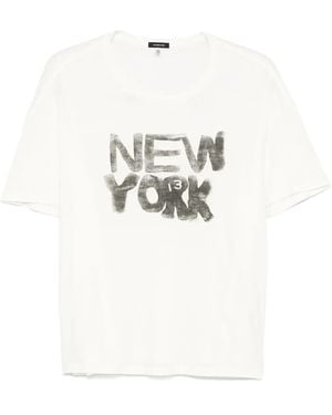 R13 New York Tシャツ - ホワイト