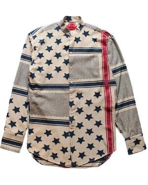 424 American Flag "Multi" Hemd - Grau