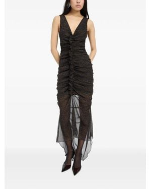 ROTATE BIRGER CHRISTENSEN Ruched Midi Dress - Black