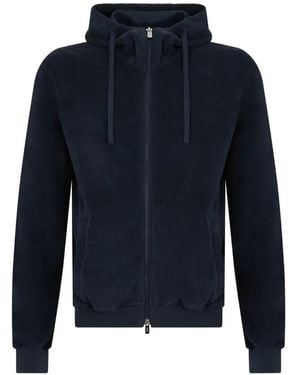 Fedeli Felpa Con Cappuccio - Blu