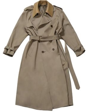 AURALEE Wool trench coat - Gris