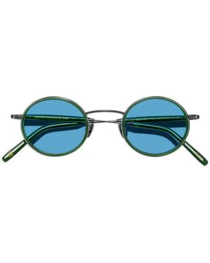 Moscot Cosnic Round-Frame Sunglasses - Blue