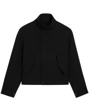 Ami Paris Zipup Wool Jacket - Black