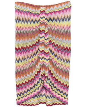 Missoni Strandkaftan Mit Zickzackmuster - Weiß