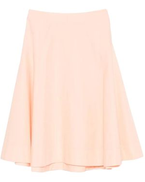 KHAITE Artin Panelled Midi Skirt - Pink