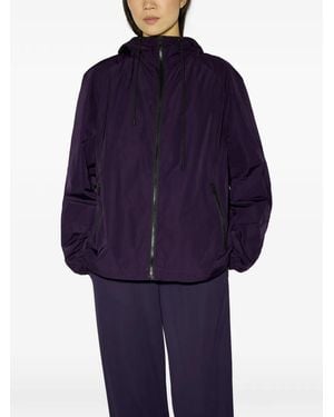 Liviana Conti Jhonny Hooded Raglan-Sleeve Jacket - Blue