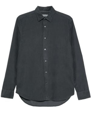 Canali Long-Sleeve Button-Down Shirt - Grey