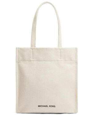 Michael Kors コットン ハンドバッグ L - ホワイト