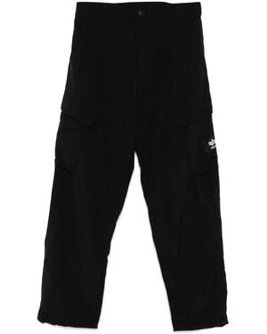 Izzue Logo-Patch Trousers - Black