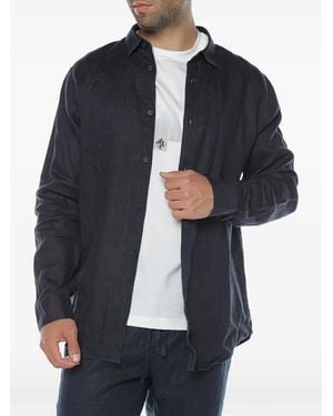 ARMANI EXCHANGE Long-Sleeve Shirt - Black