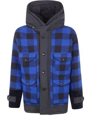 Junya Watanabe Hooded Sport Jacket - Blue