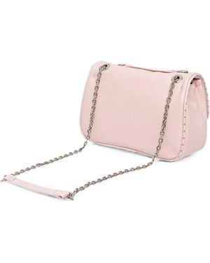 Juicy Couture Studded Logo-Plaque Shoulder Bag - Pink