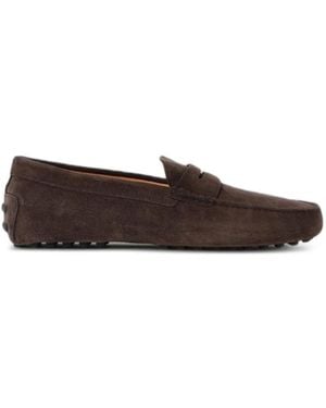 Tod's Gommino Calfskin Loafers - White