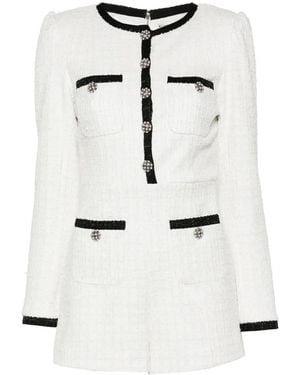 Alice + Olivia Shiloh Romper - White