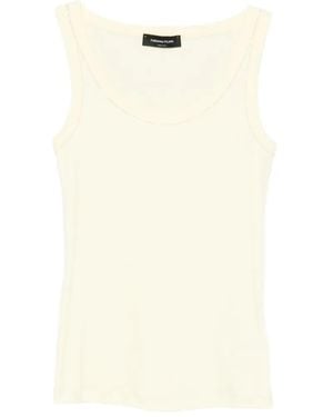Fabiana Filippi Scoop-Neck Tank Top - White