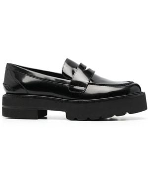 Stuart Weitzman Leren Loafers - Zwart