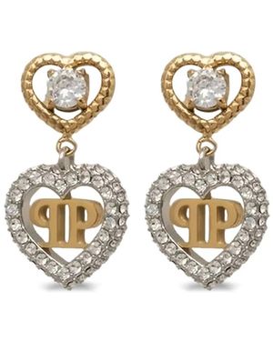 Philipp Plein Ohrringe Mit Anhänger - Mettallic