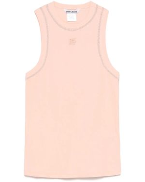 DKNY Débardeur À Détail Clouté - Pink