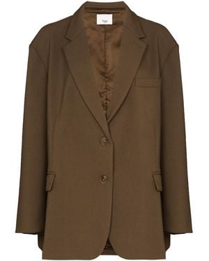 Frankie Shop Bea Peak-Lapels Blazer - Brown