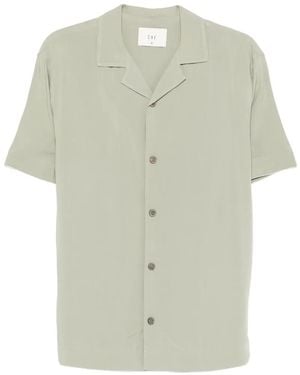 CHE Buttoned Short-Sleeve Shirt - White