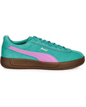 PUMA Club Klassika Paneled Sneakers - Green