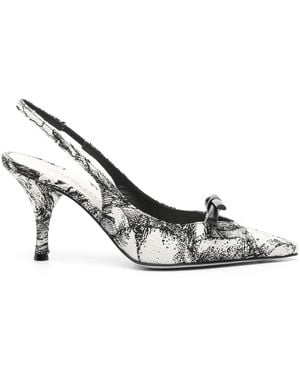 Roberto Festa 80Mm Marigol Court Shoes - Metallic