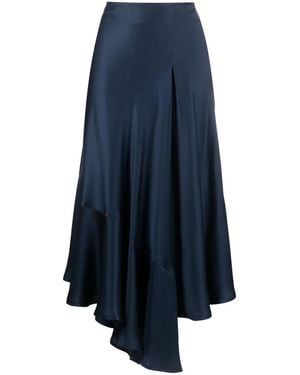 Colville Rok Met Asymmetrische Afwerking - Blauw