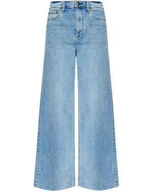 Rag & Bone Vaqueros Con Parche Del Logo - Azul