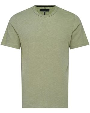 Rag & Bone T-Shirt À Logo Imprimé Flame Bolt - Green