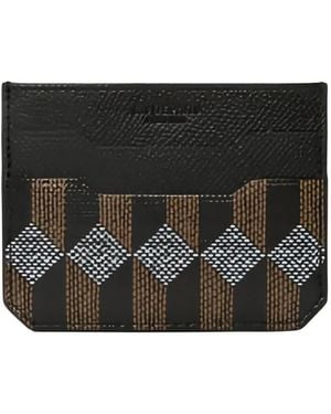 AU DEPART Leather Cardholder - Black