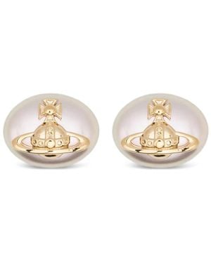 Vivienne Westwood Orb Faux-Pearl Earrings - Natural
