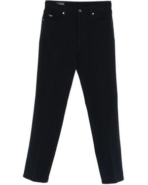 Emporio Armani Logo-Detail Trousers - Black