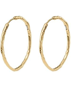Monica Vinader Siren Muse Hoop Earrings - Metallic