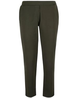 Icons Elastic-Waistband Pants - Green