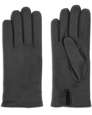 Ferragamo Lined Cashmere Gloves - Black
