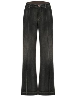 Oude Waag Deconstructed Washed Jeans - Black