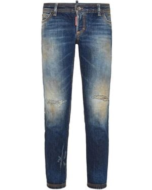 DSquared² Jennifer Rodeo Wash Jeans - Blue